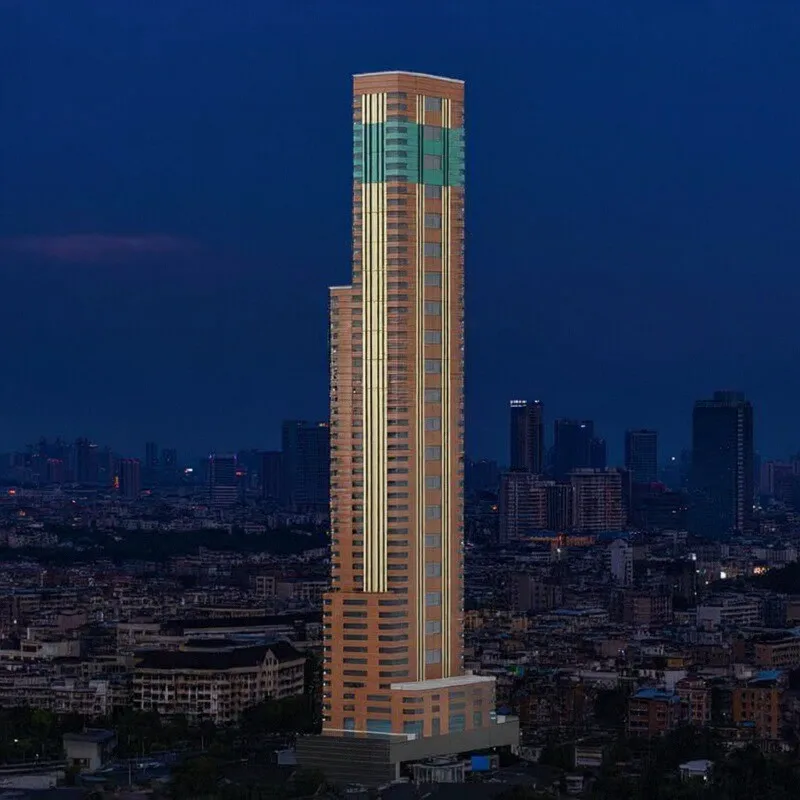 Creatividad ciudad punto de referencia arquitectura Carnegie Hall Tower escala 1:650 modelo de bloques de construcción chico juguete de montaje regalo de cumpleaños para adultos