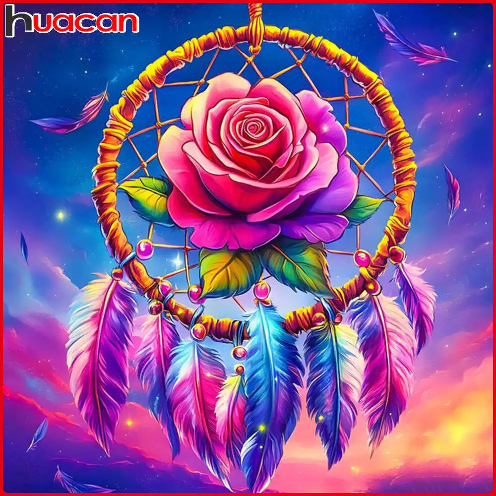 Huacan 2025, neue Kollektion, Diamant-Gemälde, Delphin, Himmel, Diamant-Stickerei, Meer, Sonnenuntergang, Mosaik, Kunst, Dekoration, Gemälde