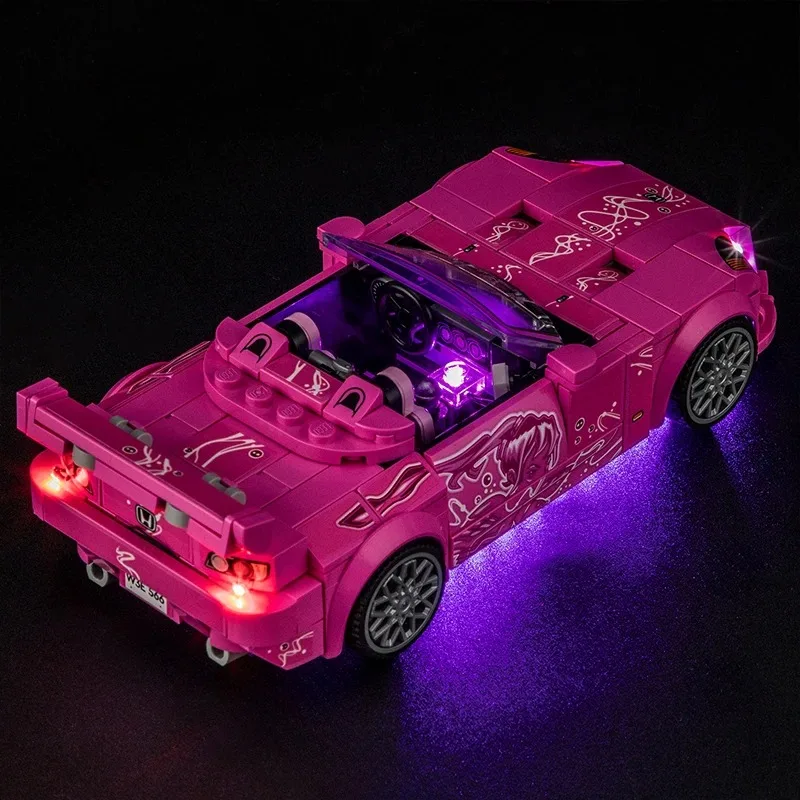 

Комплект светодиодных фонарей для LEGO 77241 2 Fast 2 Furious Honda S2000, спортивный автомобиль, игрушка «сделай сам», подарок (не включает наборы строительных блоков, кирпичей, модель)