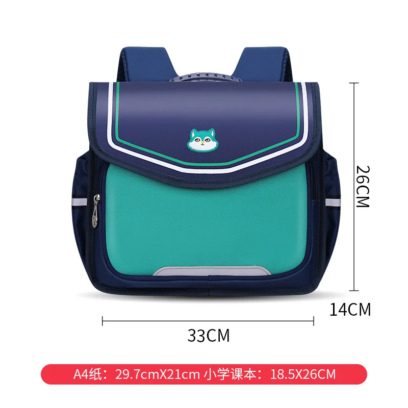 Elementary Students Horizontal Schoolbag Lightweight Breathable Kid Cute Backpack Large Capacity Waterproof School Bag Back Pack