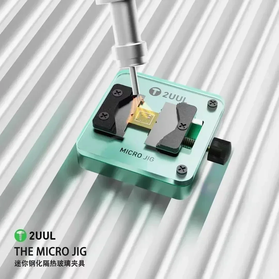 2UUL BH03 BH04 The One Jig Motherboard CPU IC Chip Tin Planting Holder Heat Insulation Glass Clamp for Phone Repair