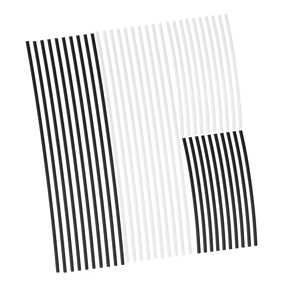 40Pcs Guitar Fingerboard Side Dot Markers Black White for Fretboard Position Marker Bass Guitar Fingerboard Inlay Dots