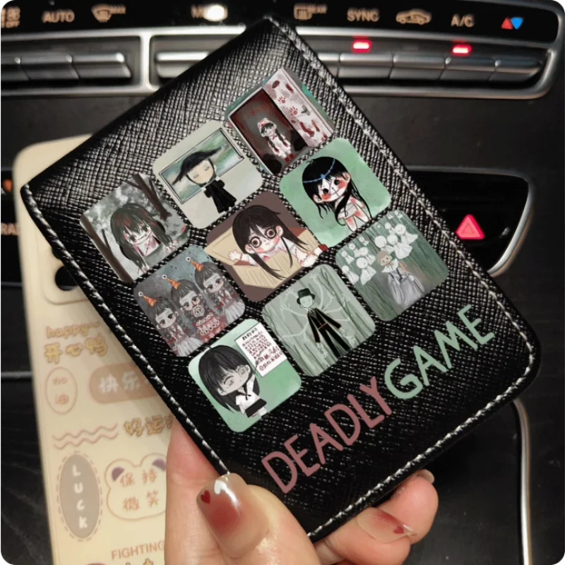 Anime Deadly Game  Wallet Fold Bag Multi Card Coin Pocket Photoes Holder Fashion Kids Wallets Gift