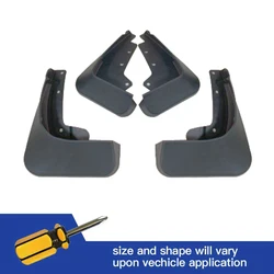 High Quality 4pcs Premium Heavy Duty Molded Splash Mud Flaps Guards Fenders For Ford Edge 2019 2020 202 12022 2023 SUV