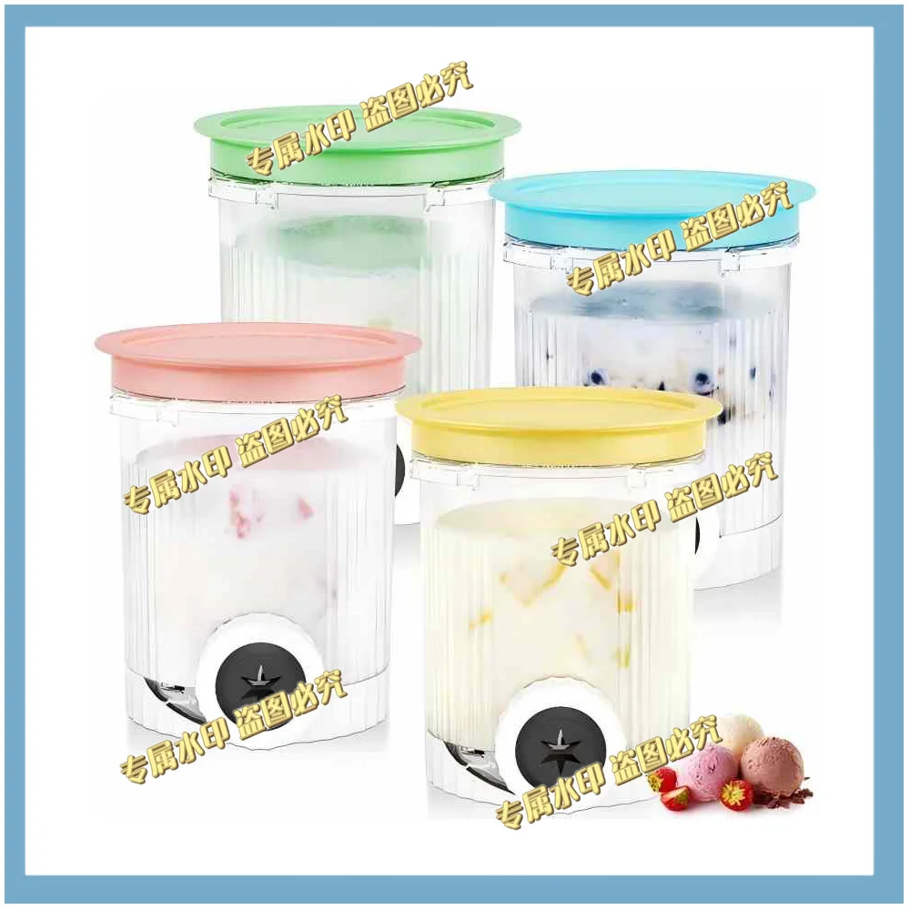 4 Pack Swirl Pints Cup for Ninja NC701 NC700 Series Soft Serve Maker