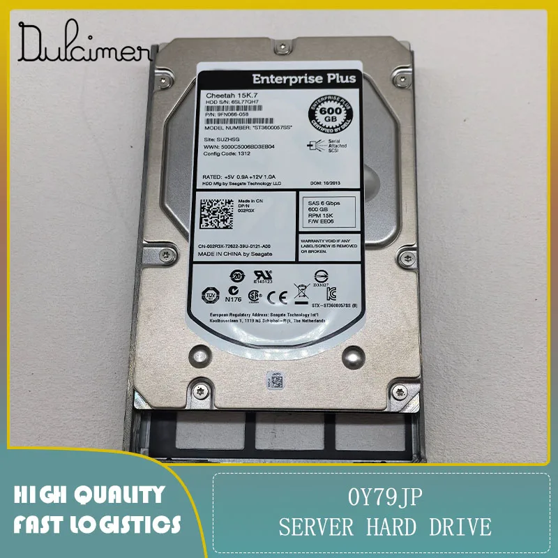 

Server hard drive 0Y79JP ST3600057SS 600G 15K SAS original second-hand