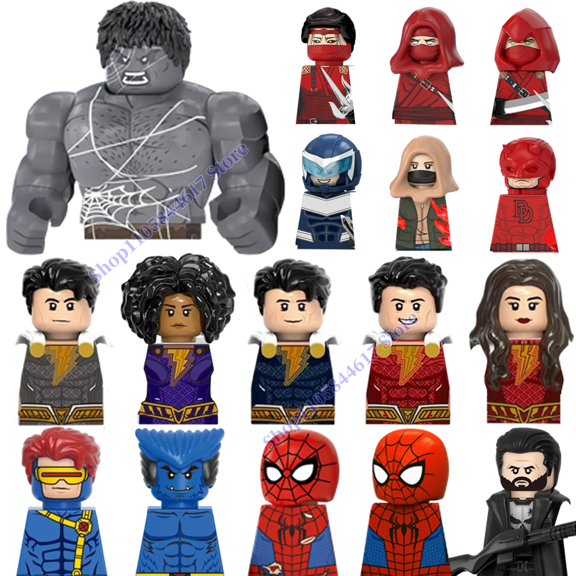 2026 New Superhero character GH0519-0536 building blocks mini action figures Brick toys party giveaways