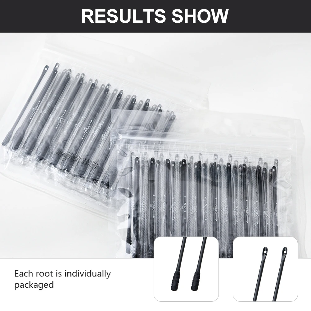 

100pcs Ear Spoon Cotton Cotton Stick Swab Swabs Double Ended Cleaning Tools Portable Safe Daily Use Abs Material Packaged