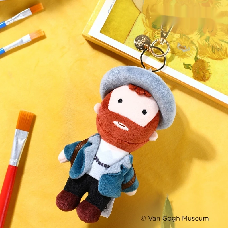 In Stock Original Vipo Van Gogh Museum Van Gogh Self Portrait Series Blind Box Anime Character Doll Collection Holiday Toys Gift