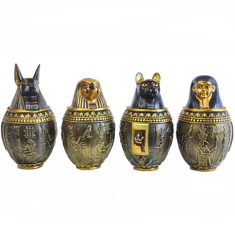 Pet Urns Pet Dog Cat Birds Human Cremation Ashes Urn Egypt Sacrifice Decoration Keepsake Columbarium Pets Memorials Ashes Altar