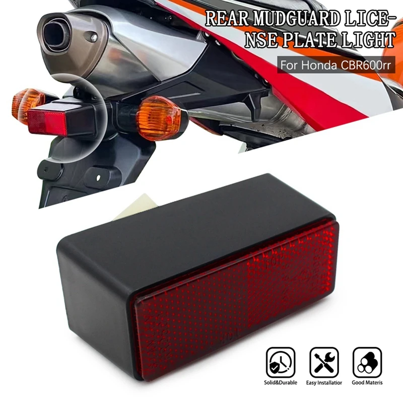 

Motorcycle Rear License Plate Light LED Brake Light Rear Tail Light Turn Signal Light For Honda CBR600 CBR600RR CBR1000