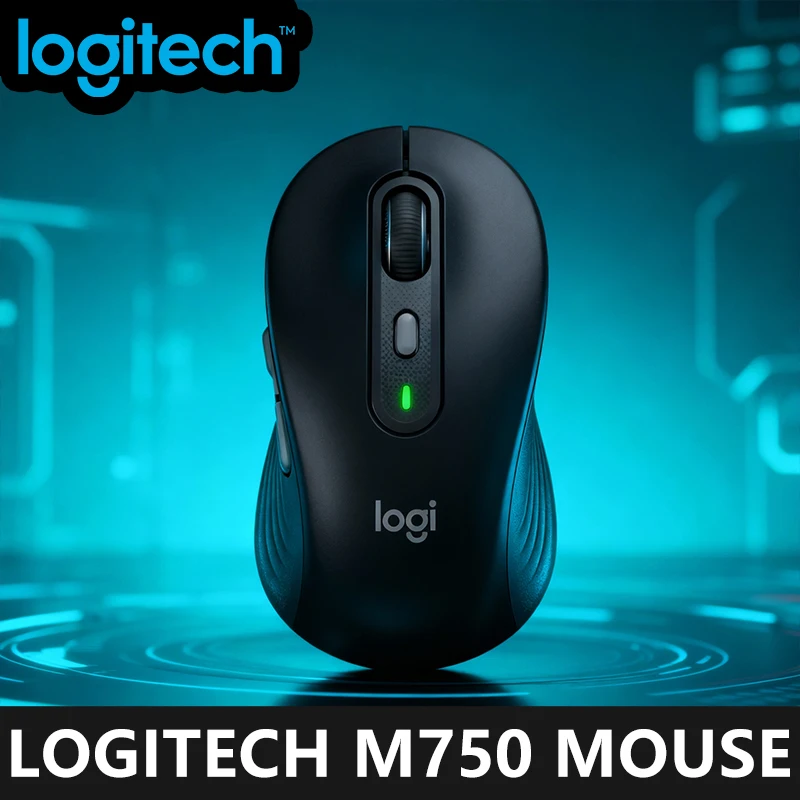 

Logitech M750 Silent Wireless Mouse, Ergonomic Design, 3-Device Switch, SmartWheel, 24-Month Battery, PC/Laptop