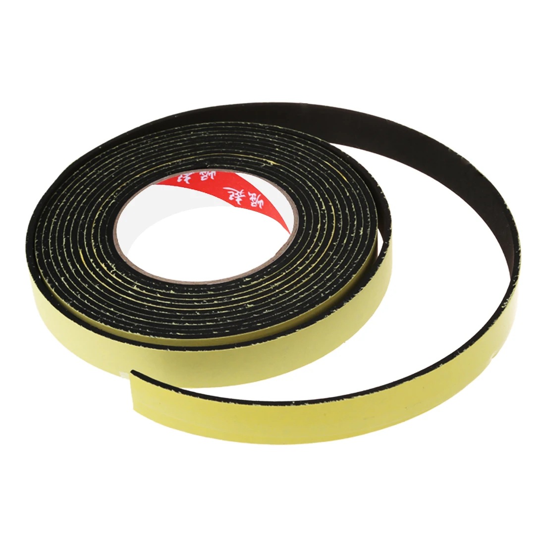 5m Black Single Sided Self Adhesive Foam Tape Closed Cell 20mm Wide x 3mm Thick