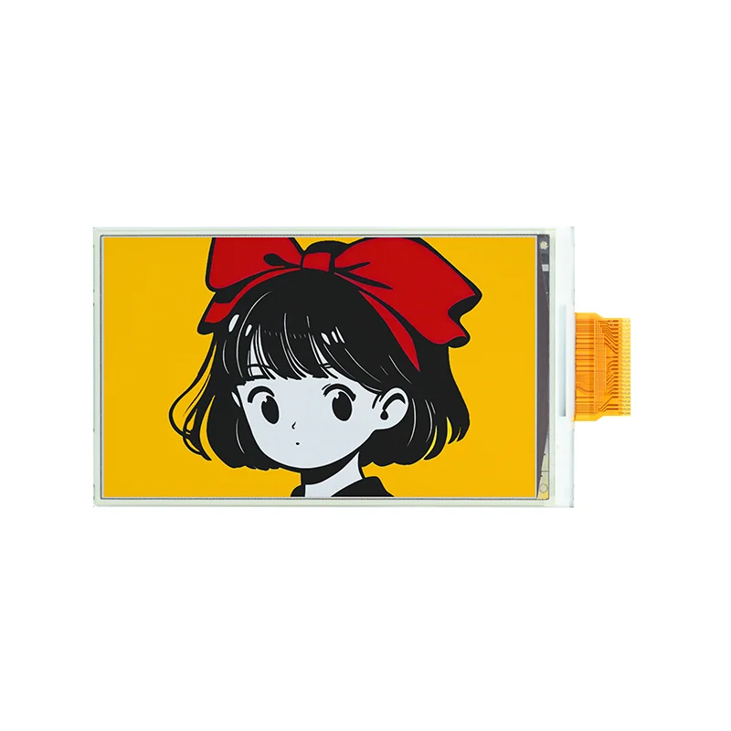 Tela de tinta de exibição de papel eletrônico de 3.97 polegadas, resolução 480x800, driver ssd2677zb, interface spi, soldagem de 24 pinos, am epd
