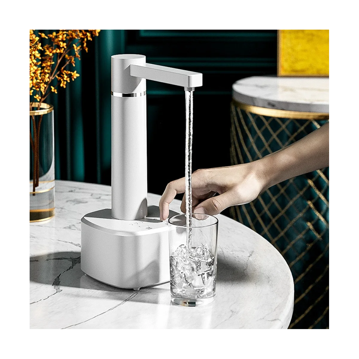 موزع مضخة مياه كهربائية ، زجاجات مياه الشرب التلقائي ، سطح المكتب القابلة لإعادة الشحن ، المكتب