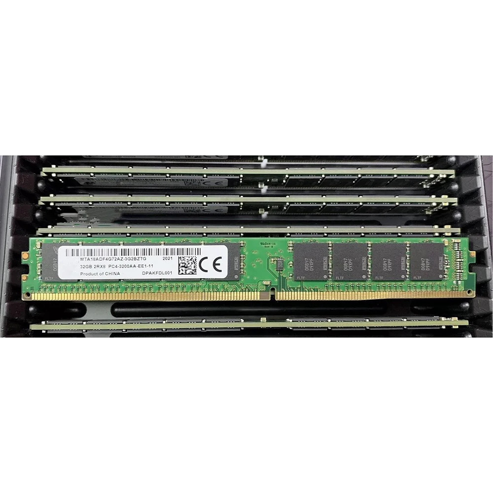 ECC VLP Ram para MT, 2RX8, PC4-3200, DDR4 3200, UDIMM, 32GB, 1 PC