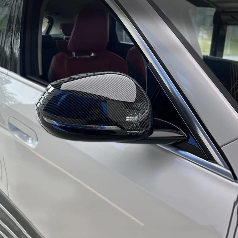 

Чехол для автомобильного зеркала заднего вида, защитная отделка для Bmw X1 U11 IX1 2023 2024, комплект аксессуаров из углеродного волокна, автоматическая модификация