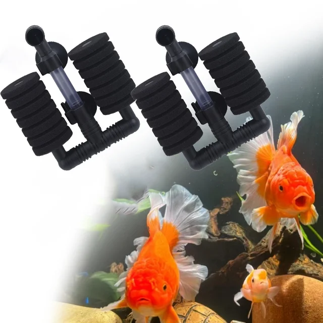 Filtr akwariowy do akwarium Pompa powietrza Skimmer Biochemiczny filtr gąbkowy Akwarium Bio Filtr Praktyczny