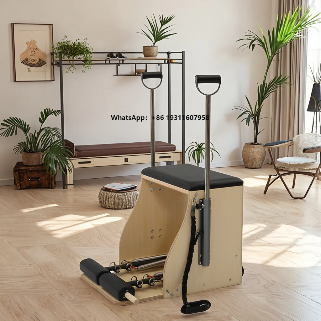 

Combo Chair Wunda Chair Pilates Chair Gym Fitness Exercise Maple Wood Yoga Pilates Reformer