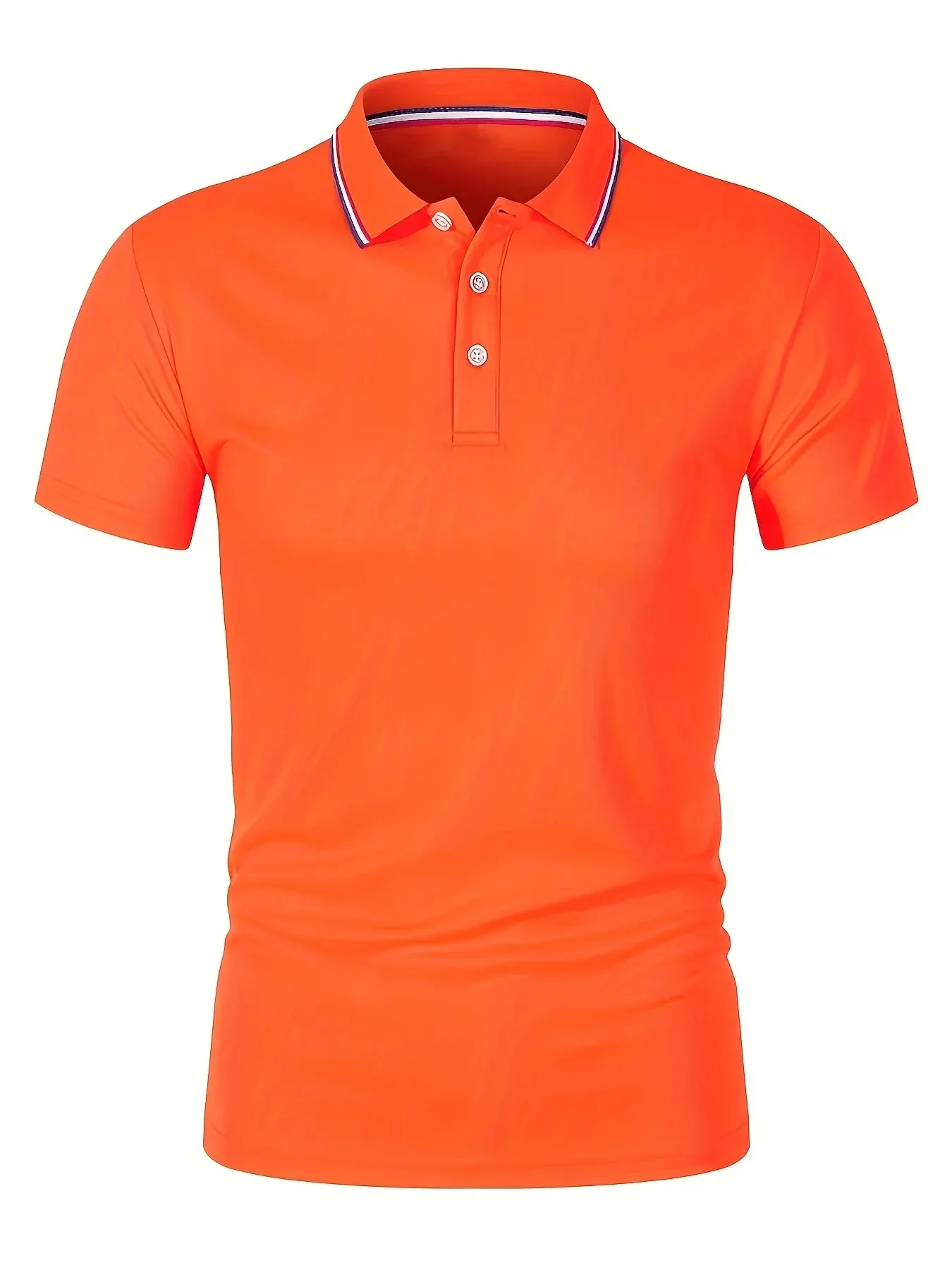 2025 Hot Sale Men's Summer Casual Breathable Comfortable Polo Shirt Men's Solid Color High Quality Short Sleeve T-Shirt 25 Sdce92507829642ef911d6e54f975fc2eT