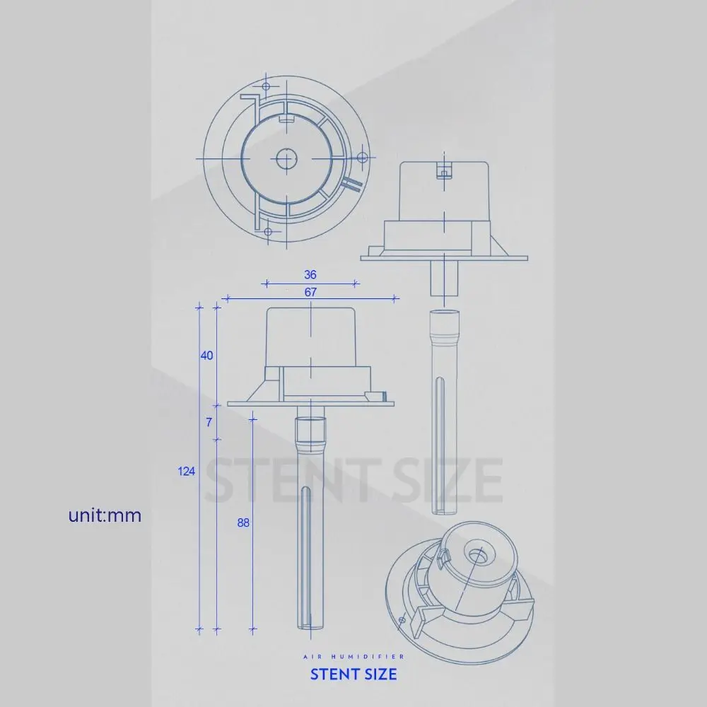 Air Humidifier Atomization Spray Bracket USB Plastic Mini Humidifier Bracket Accessories Fixing Frame Atomizing Spray Holder