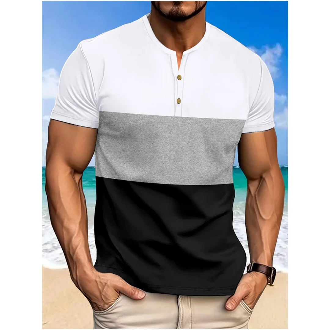 

Новая мужская футболка в тон, мужская повседневная спортивная удобная летняя мужская футболка с коротким рукавом, модная базовая мужская одежда