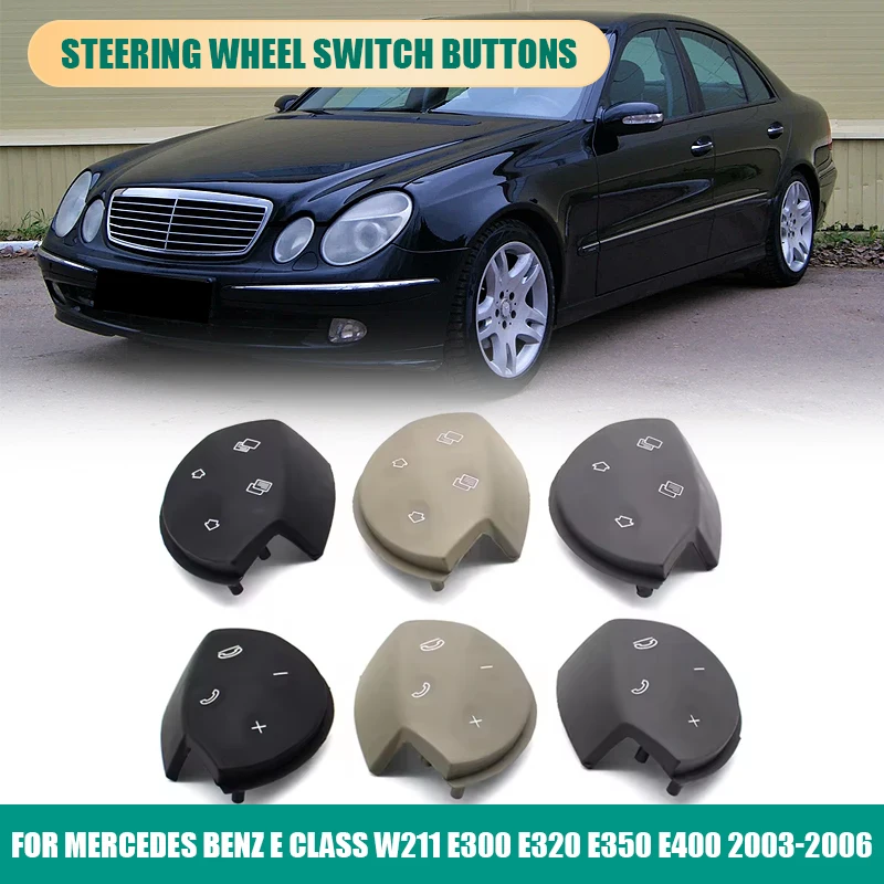 

Car Multi-Function Steering Wheel Switch Buttons Keys Repair Kit For Mercedes Benz E Class W211 E300 E320 E350 E400 2003-2006
