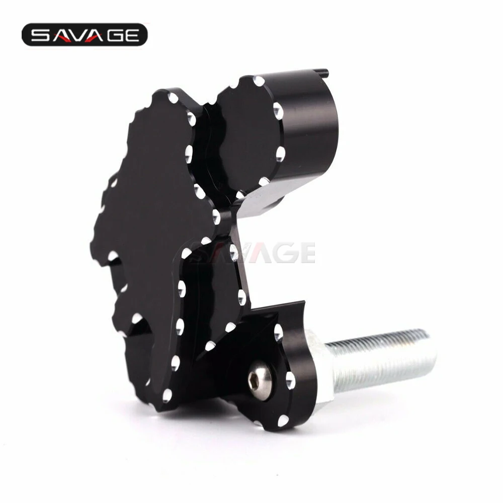 Kickstand Switch Bolt Cover For SUZUKI Hayabusa GSX 1300R 1999-2020 Black 3D Engraved Ball Cut GSX1300R Motorcycle Accessories