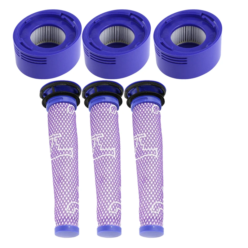 

Предфильтры HEPA Post-замена фильтров, совместимы с беспроводными пылесосами Dyson V8 и V7