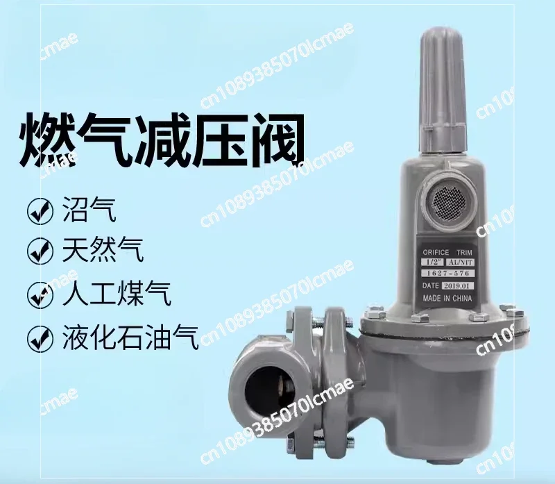 Gas Regulator High Pressure Valve Large Flow Regulator 627-496 Primary Regulator Pressure Reducing Valve for Liquefied Gas