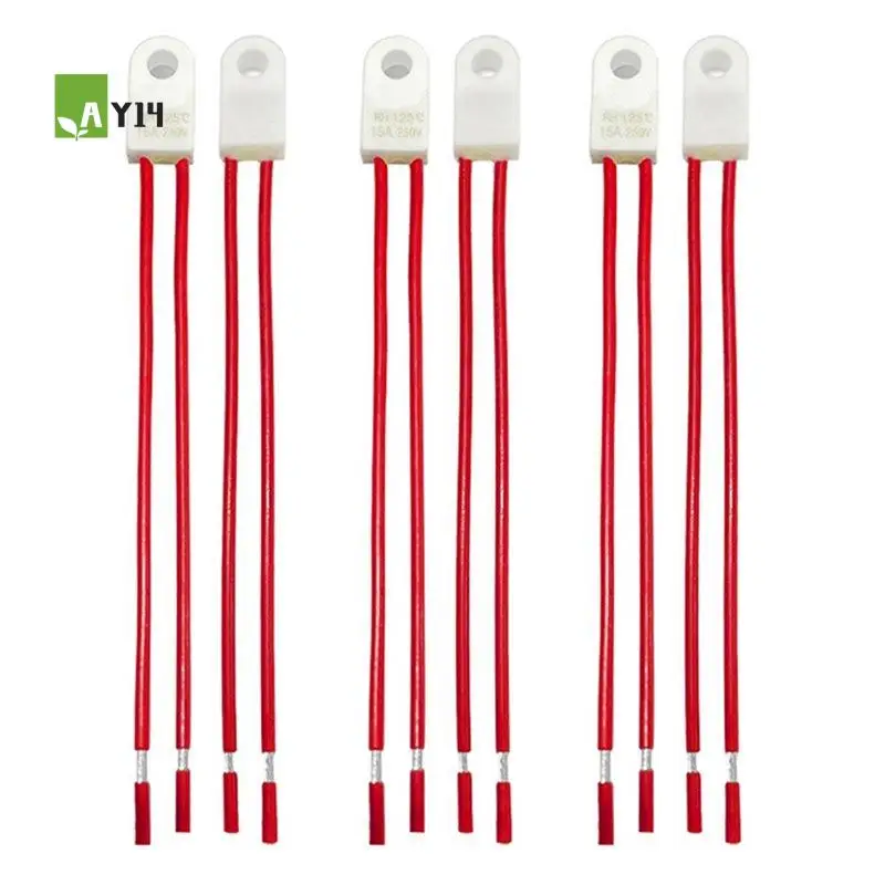

AY14 -6Pcs Thermal Fuse For VORON 2.4 Assembly Hotbed Thermal Fuse 15A For VORON 3D Printer Accessories