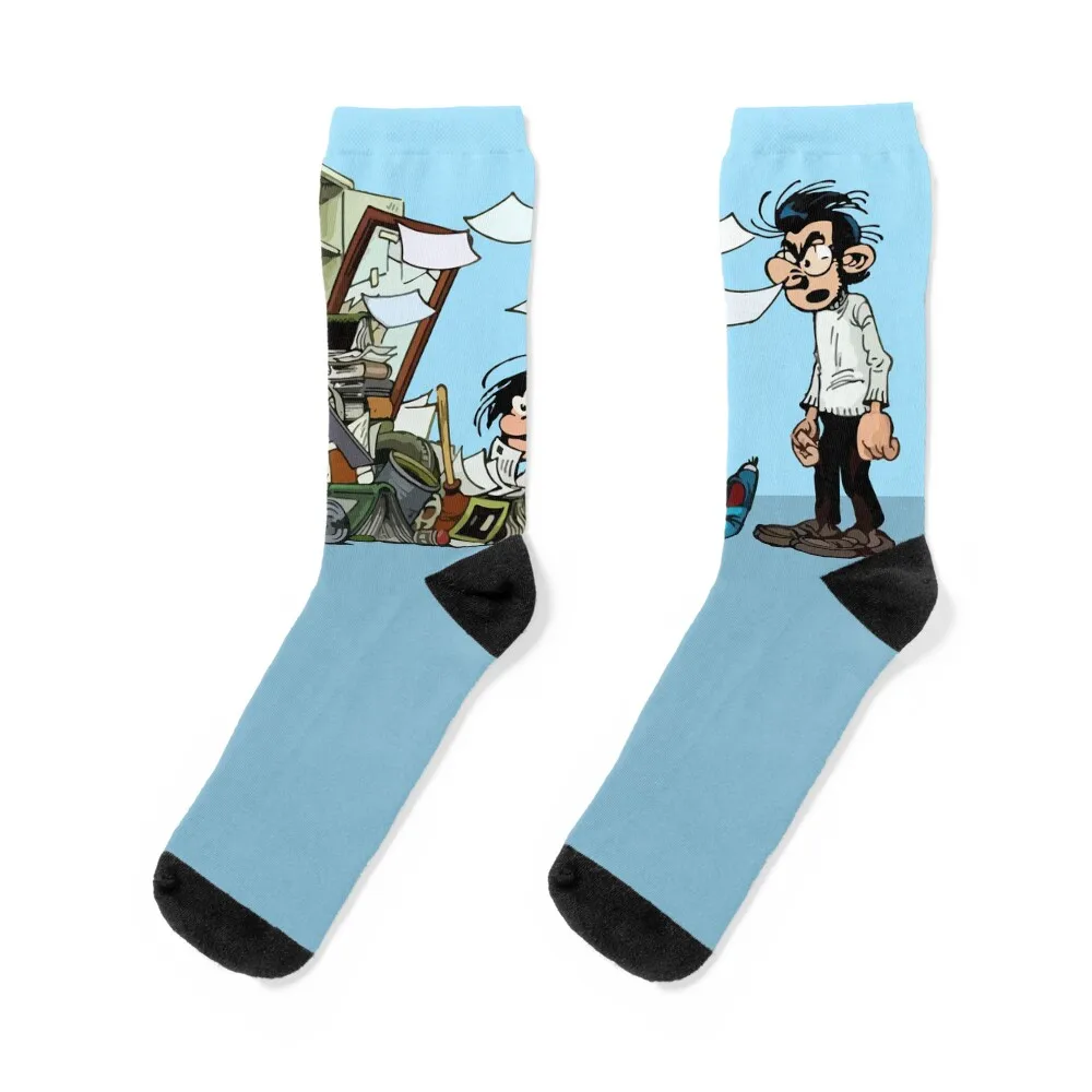 

Gaston Goof making a mess Socks Running valentine gift ideas football christmas gift Girl'S Socks Men's