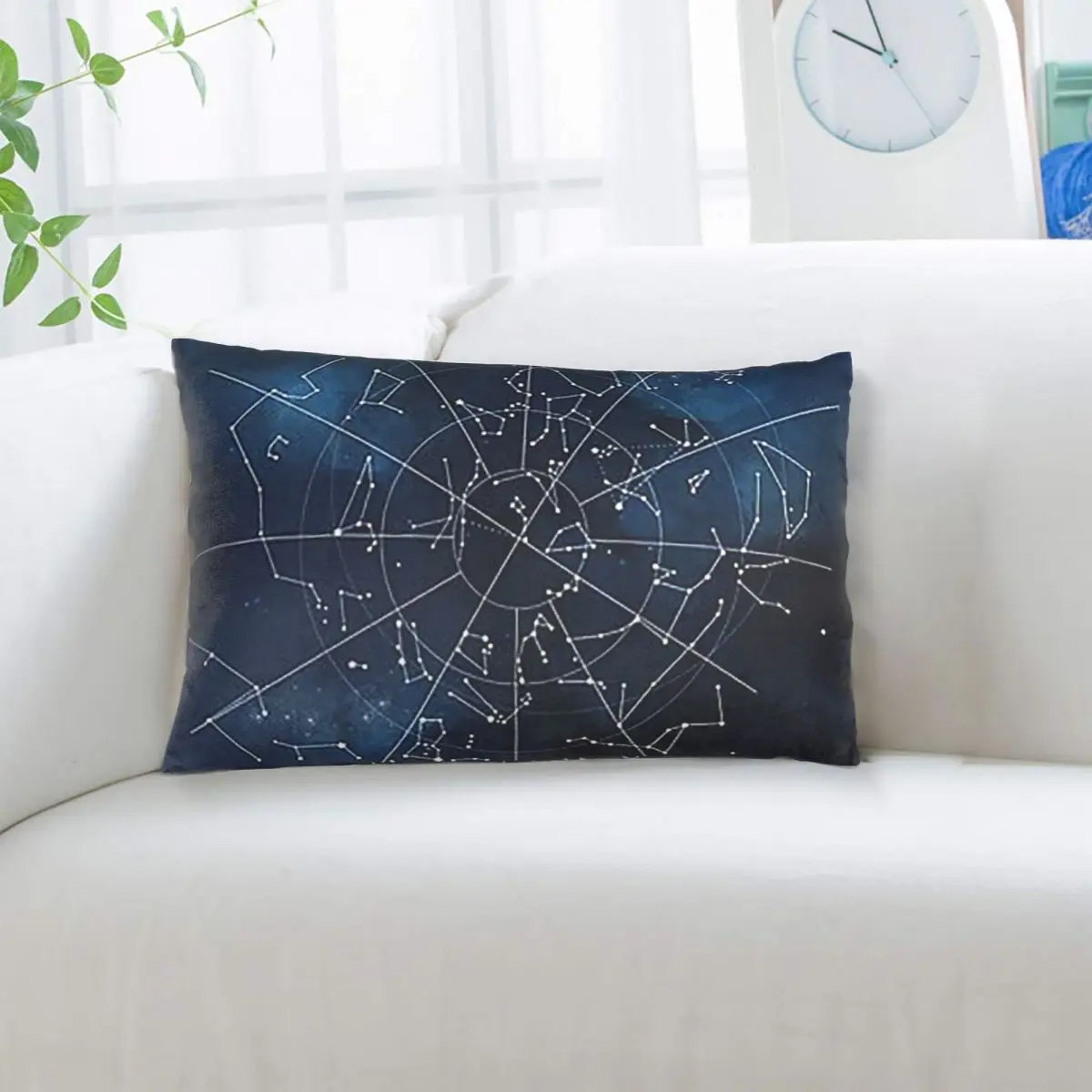 Zodiac Constellations Space Rectangle Pillowcase Cushion Cover Decorative Bedroom Bed Home Comfort Throw Pillow