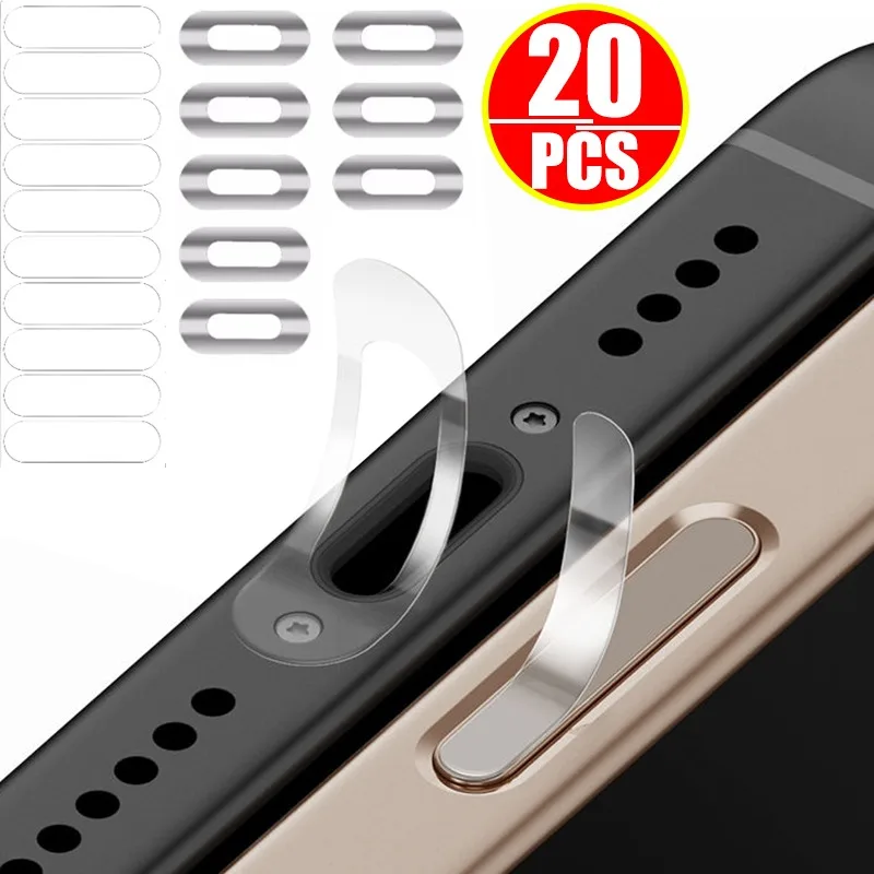 

Charging Port Protector Film Camera Button Stickers for IPhone 16 Pro Max 16 Plus Tempered Glass Films Type-C Dustproof Sticker