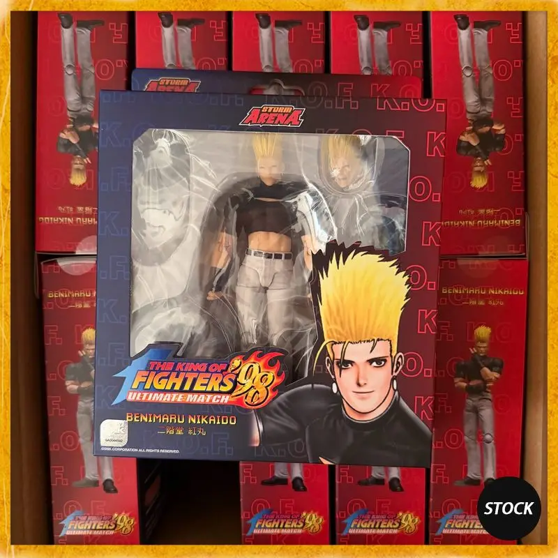 New In Stock Storm Toys Arena KOF98 Benimaru Nikaido 6 inches 1/12 PVC Anime Figures Model Toys ST Small size