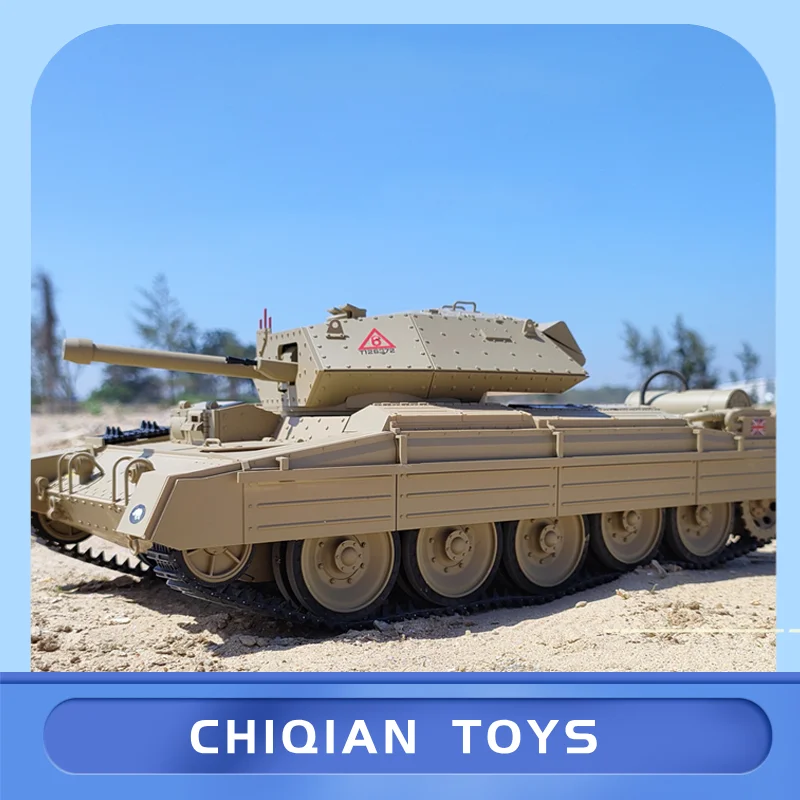 1:16 Scale British Crusader Remote Control Tank Toy Full-Proportion Military Model by Kube Guest Toy Manufacturer