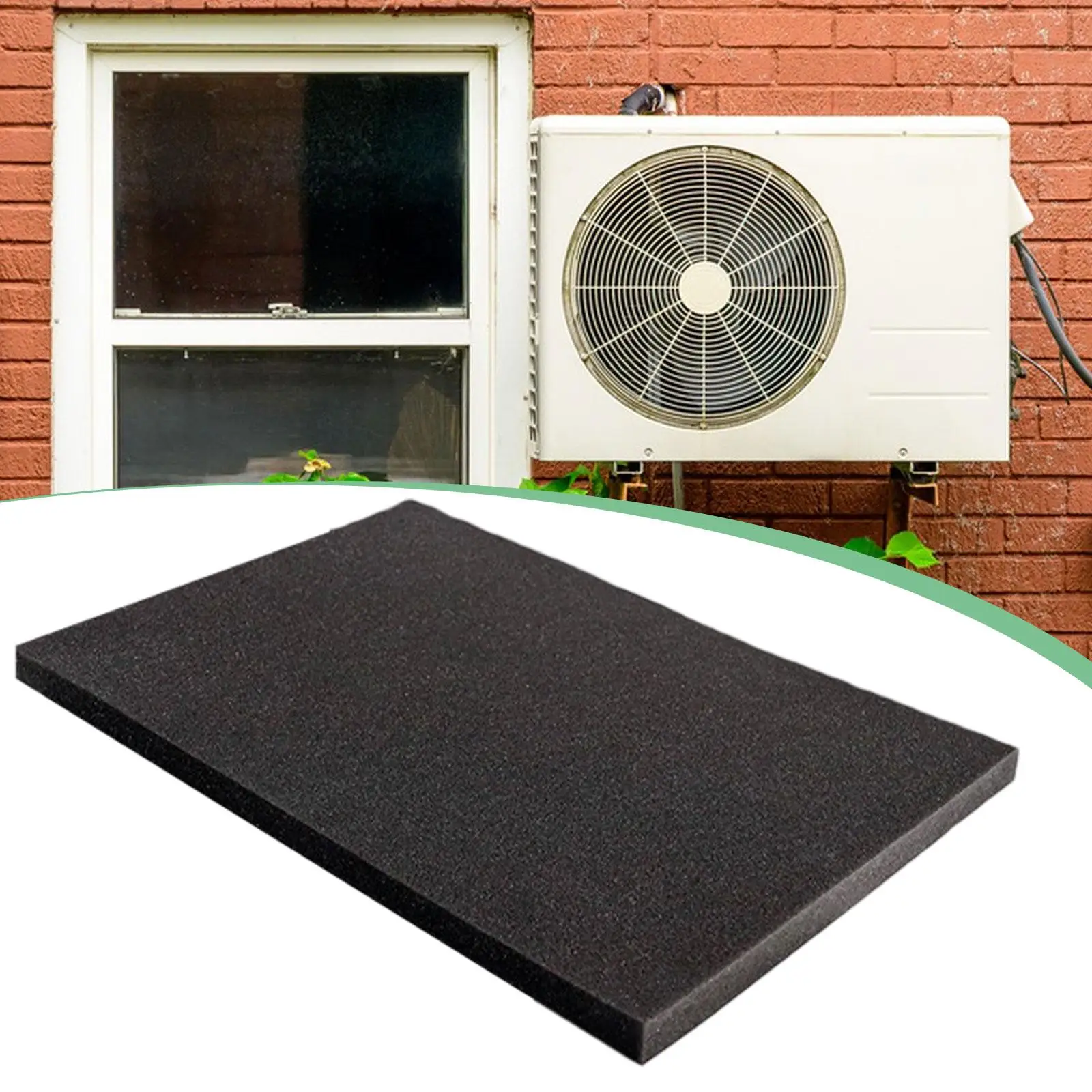 

Магнитная подставка для кондиционера на окно, съемная, 12x17 дюймов, снижает шум