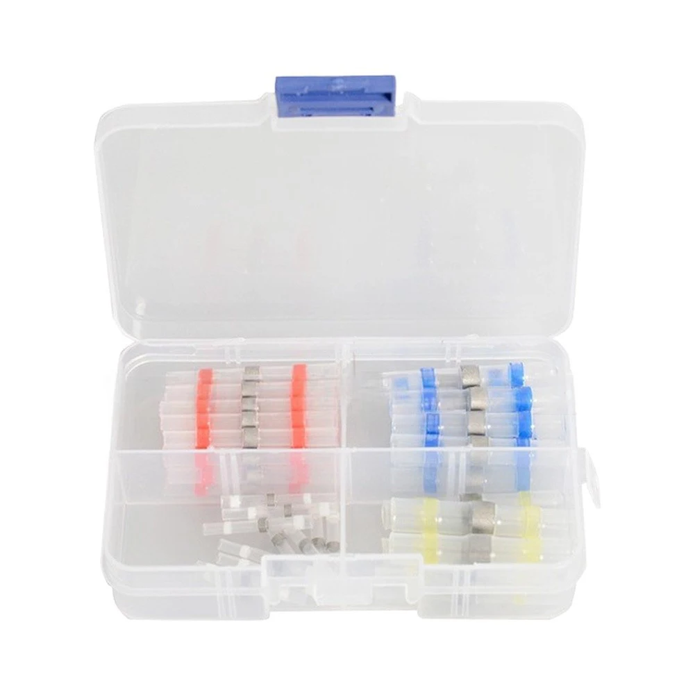 Waterproof Solder Sealed Heat Shrink Connectors 50 Pack for Automotive Marine Outdoor Wiring 12 10 to 26 24 AWG