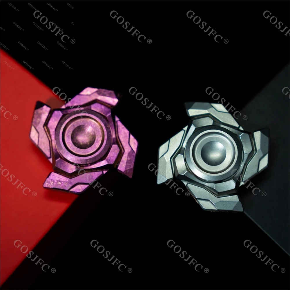 Hope EDC Haze 3.0 คริสตัลไทเทเนียมแม่เหล็กดูดเปิด Fidget Spinner Fidget ของเล่นสําหรับผู้ใหญ่ความวิตกกังวลของเล่น