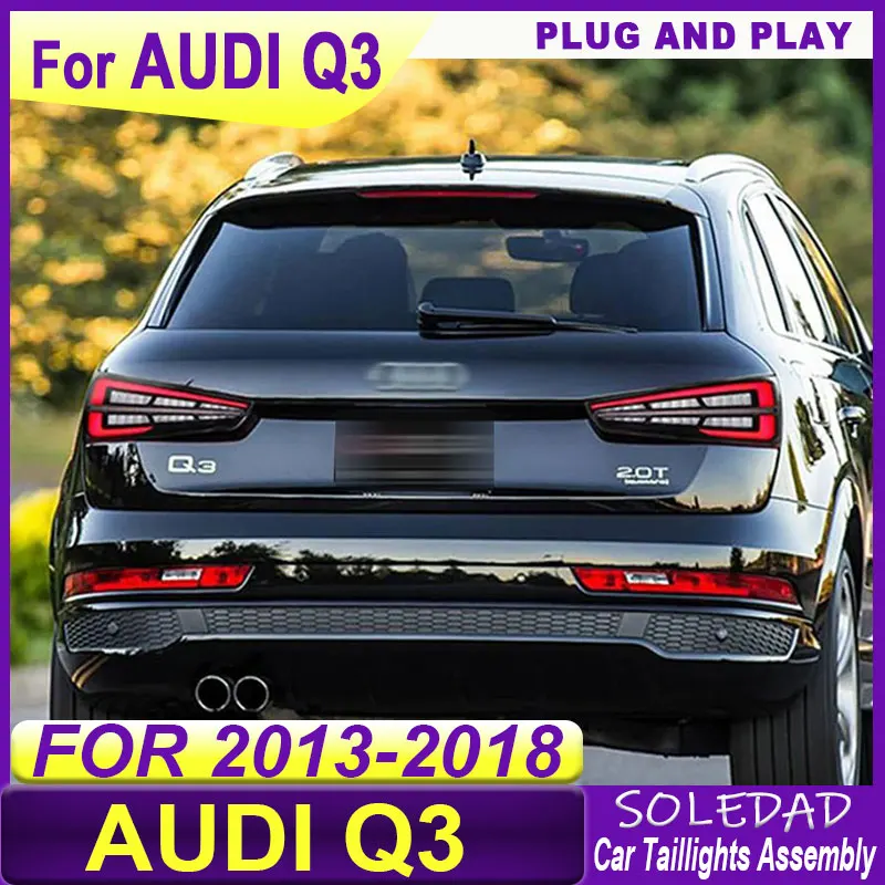 

Car Taillight Assembly For Audi Q3 2013 2014 2015 2016 2017 2018 LED Car Tail Lamps Daytime Running Lights Dynamic Turn Signals