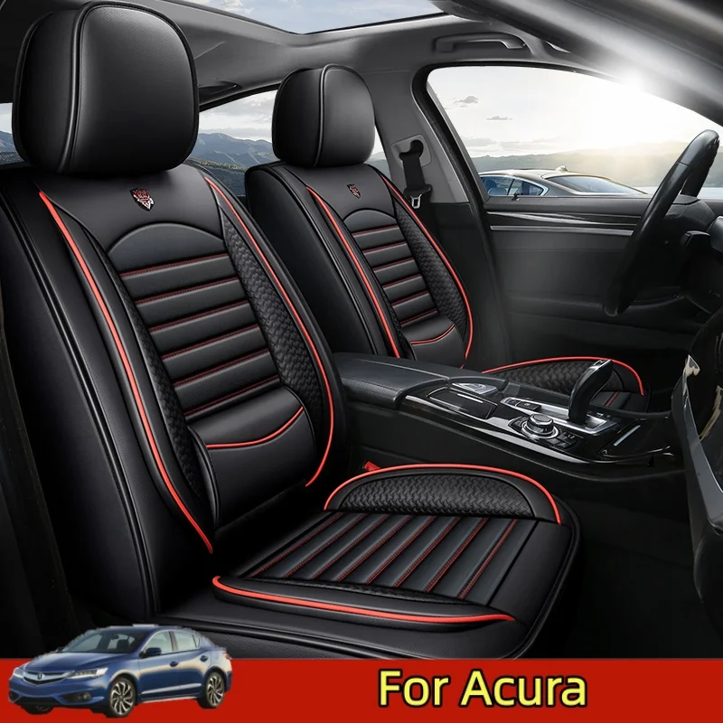 

Чехлы на сиденья Acura подходят для Honda Ridgeline 2006-2024 2025: Crew Cab 5-местные чехлы на автомобильные сиденья из искусственной кожи для грузовиков-пикапов