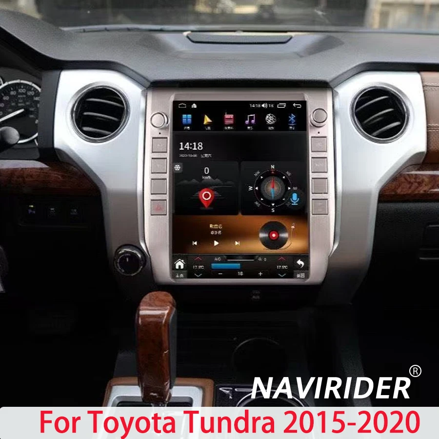 Android 15 Multimedia Video Player Screen For Toyota Tundra 2015-2020 256GB Stereo 12.1" Car Radio GPS Navi Carplay Head Unit