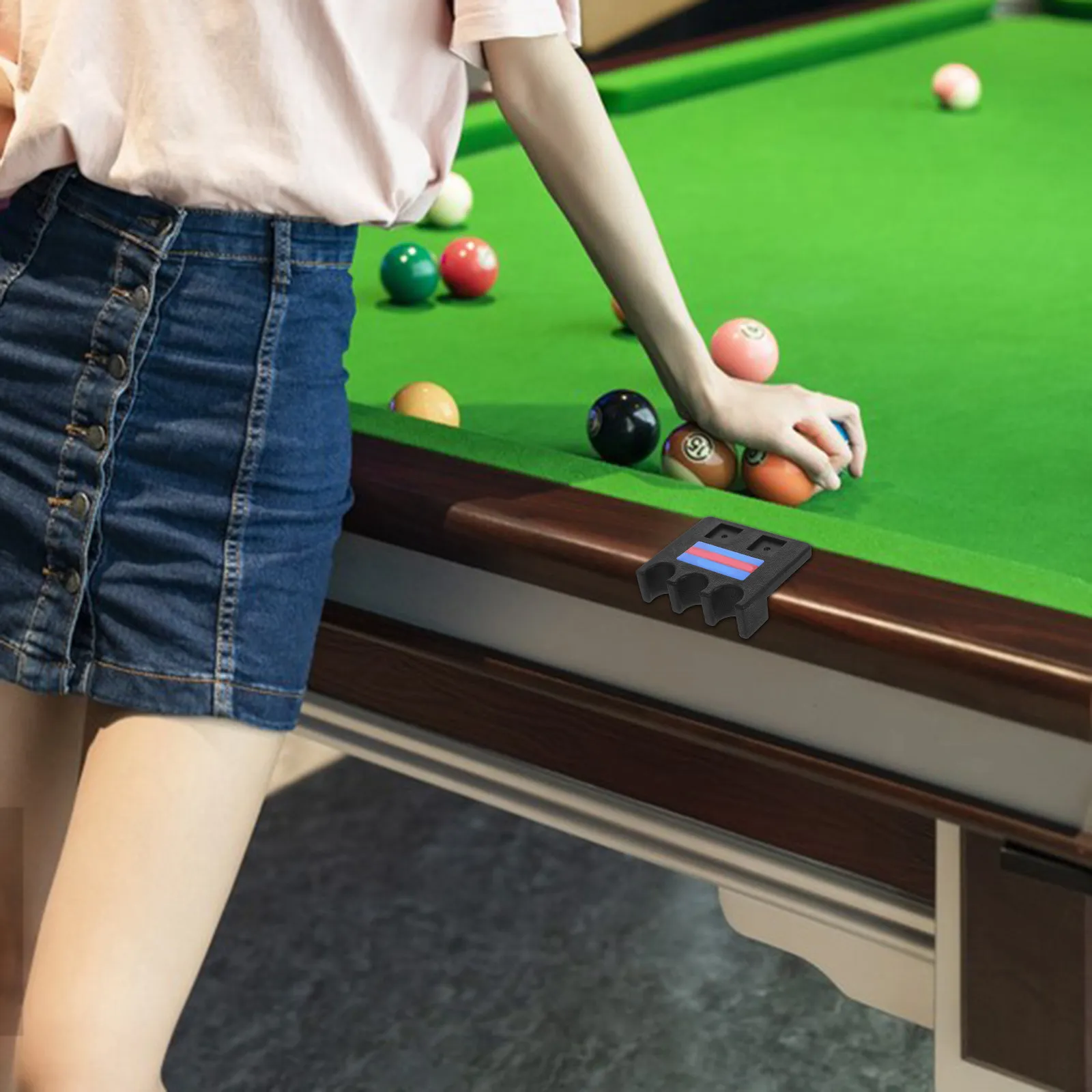 

Multi-Hole Billiard Cue Rack Strong Mount for Pool Cue Holder Vertical Display Stand Plastic Metal Pole Storage Billiards