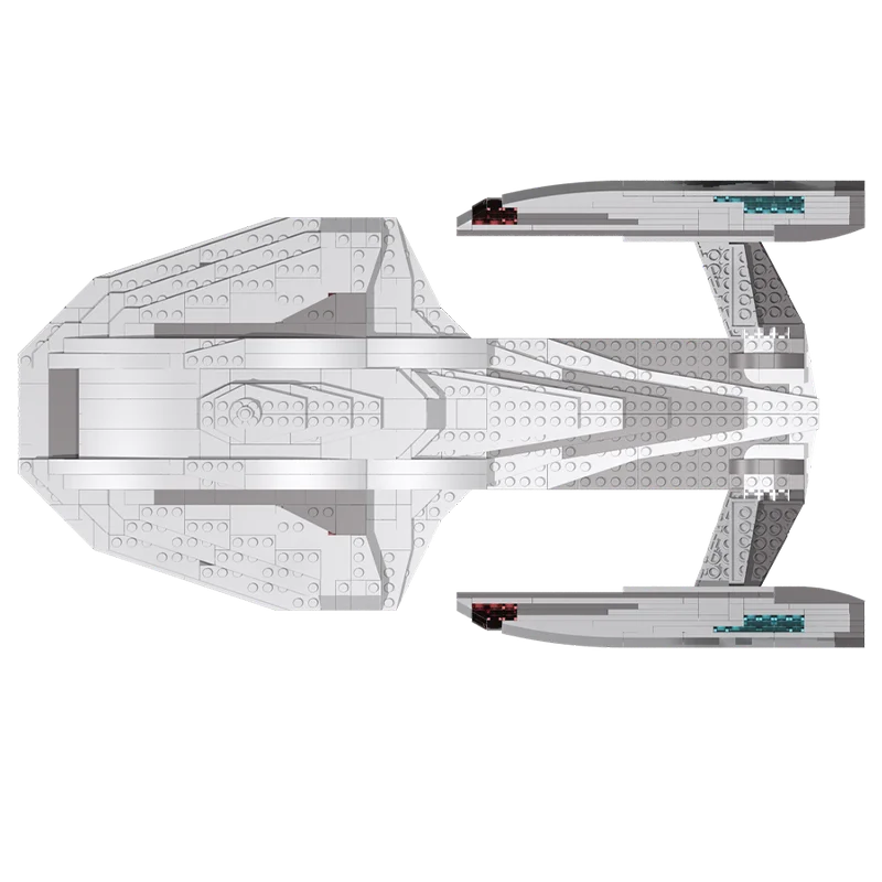 

774 шт. MOC класса запроса, звездный корабль, гладкое издание, строительные блоки, рождественский подарок, сборка робота, образовательные наборы, веселое образование