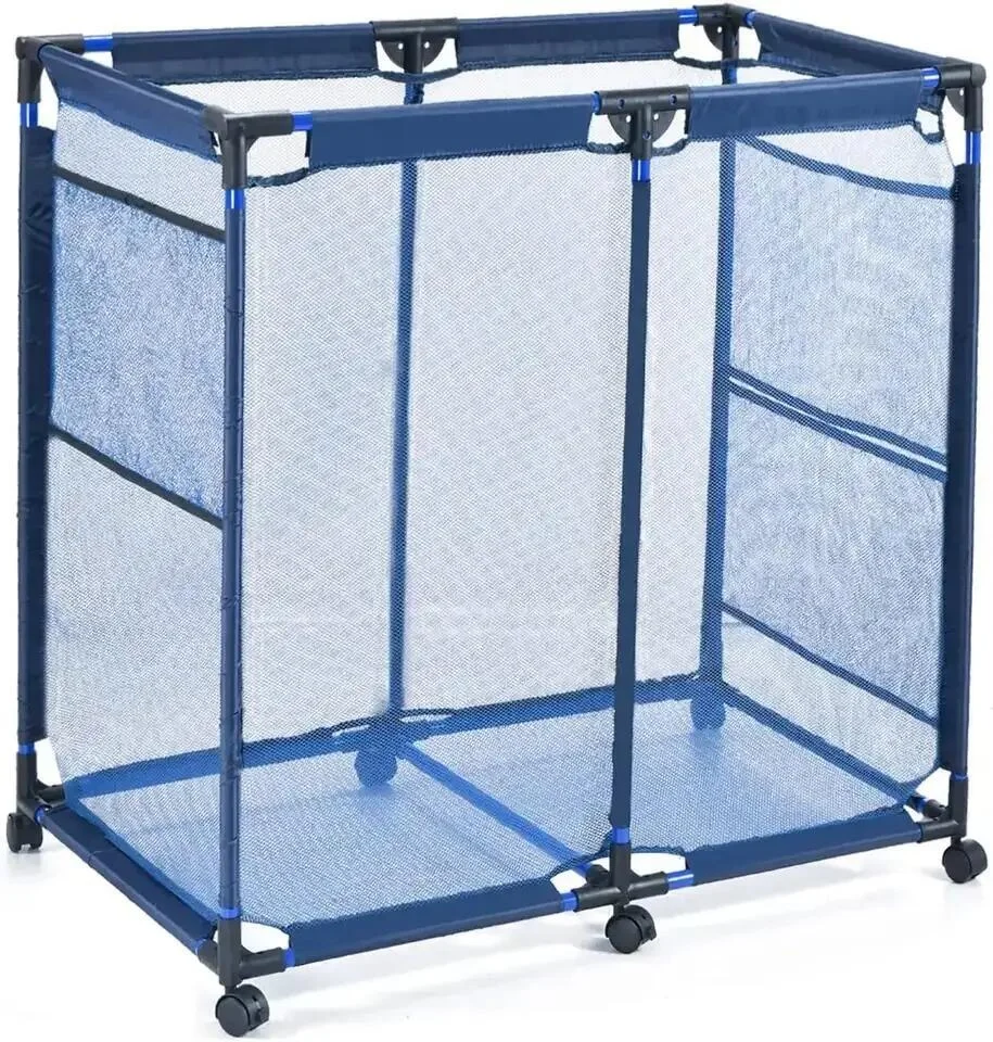 Hot sale factory direct sale High Quality Blue Pool Storage Bin Nylon Mesh Pool Storage Basket for pool