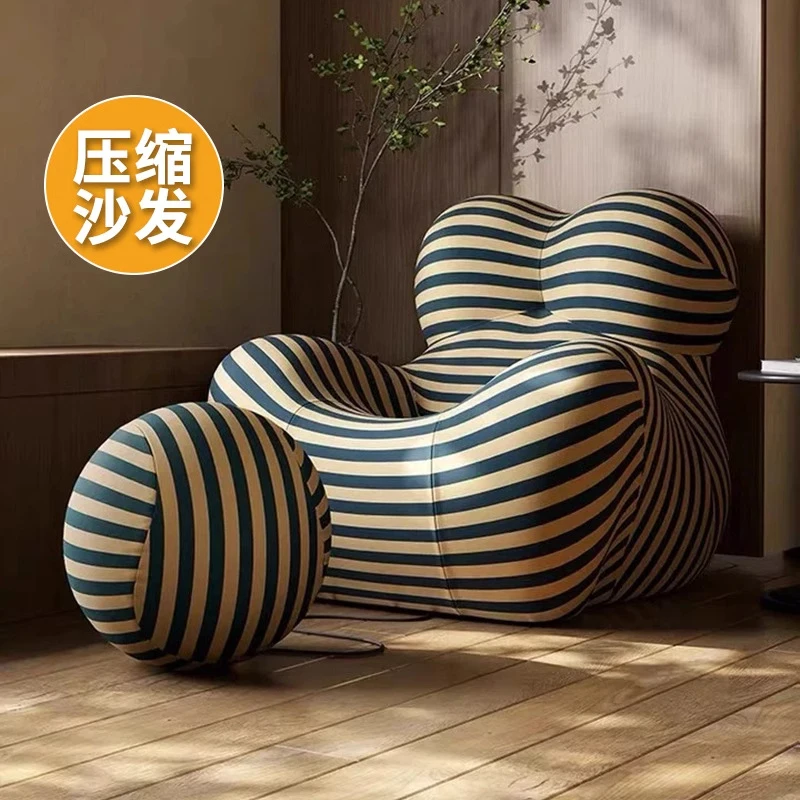 

Fully Compressed Foam Mother'S Embrace Lazy Single Leisure Chair Designer Italian Style Trendy Irregular-Shaped Sofa