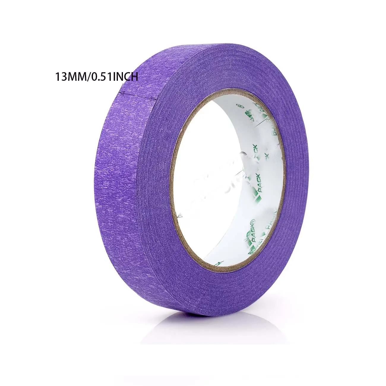 2 Rolls Masking Tapes Purple Hand Tear Adhesive Paper for Car Beauty Spray Wall Painting Easy Removal Paint Tape