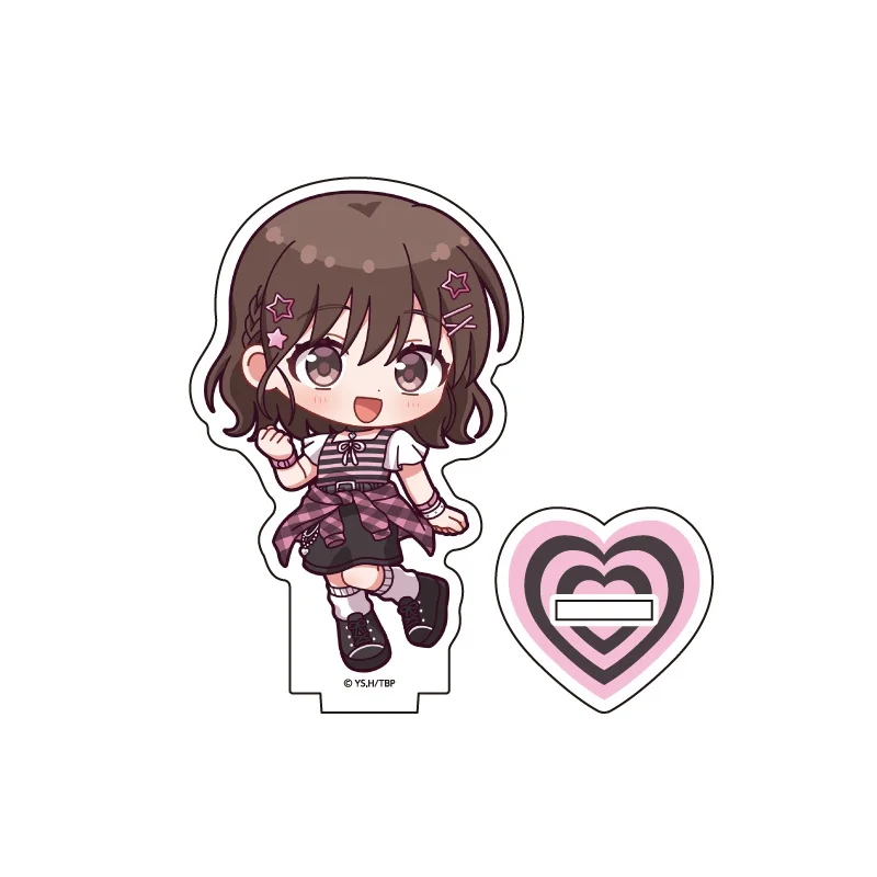 Tamon's B-Side 10CM Cute Chibi Anime Acrylic Stand Figure Desk Decoration for Anime Fans Collectible Toy Keychain