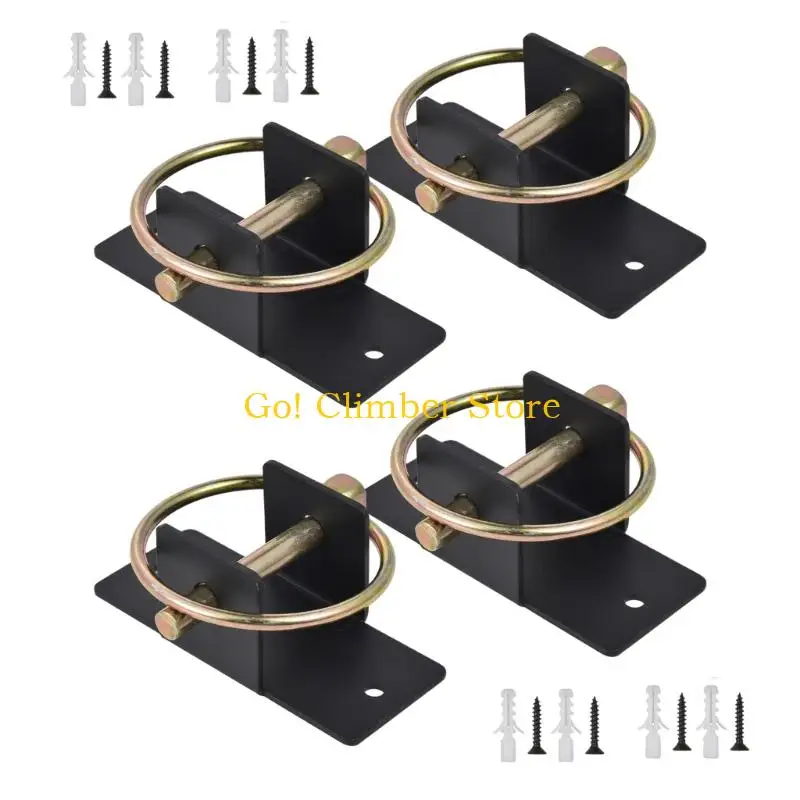 Q84C 2Pack Water Bucket Hook with Quickly Release Pin Heavy Type Wall Mounted Horse Feed Hook Holder for Barnyards Animals