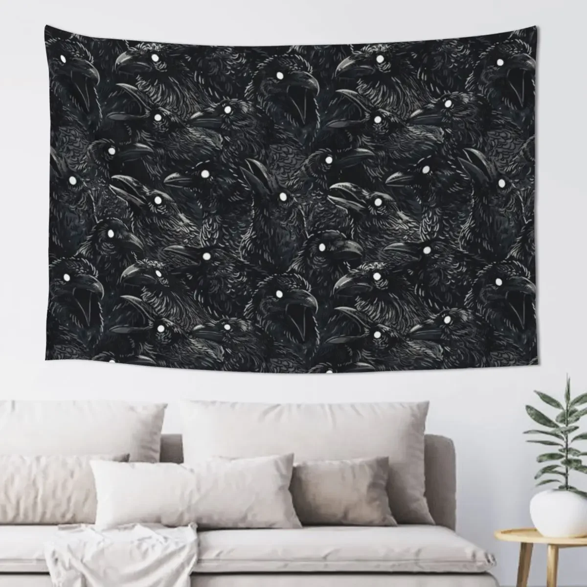 

Raven pattern 2 Tapestry Outdoor Decoration Wall Coverings Bedroom Deco Decoration Pictures Room Wall Tapestry